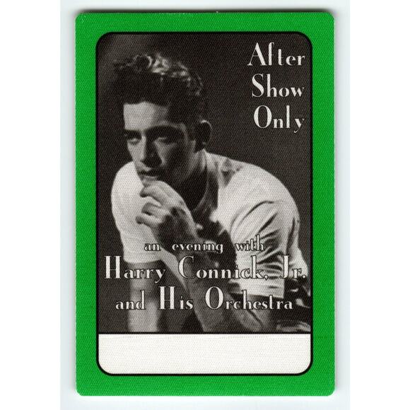 Harry Connick Jr Vintage Backstage Pass Original 1992 Concert Music Tour Fabric - Picture 1 of 1